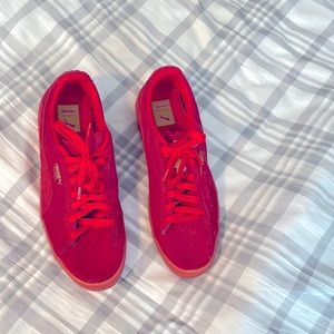 Red Puma Sneakers